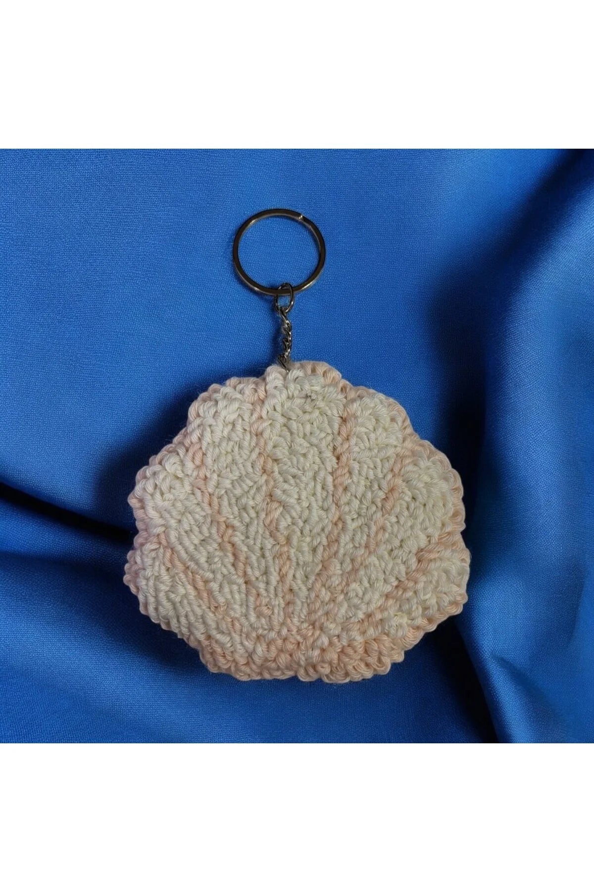 Anahtarlık - El Yapımı Örgü İstridye | Hand Made