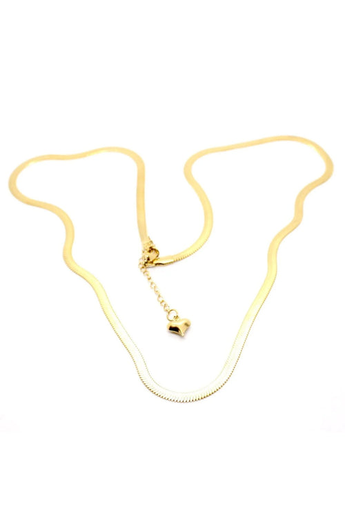 Altın Çelik İtalyan Kolye