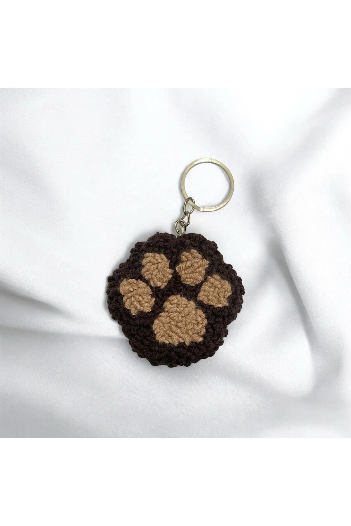 Anahtarlık - El Yapımı Örgü Köpek Pati | Hand Made