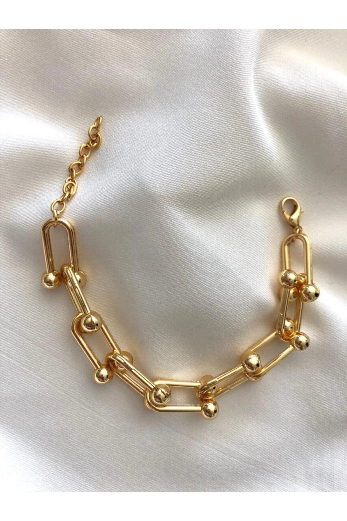 Bileklik - Blanca Tiffany Gold Zincir | Premium Kalite
