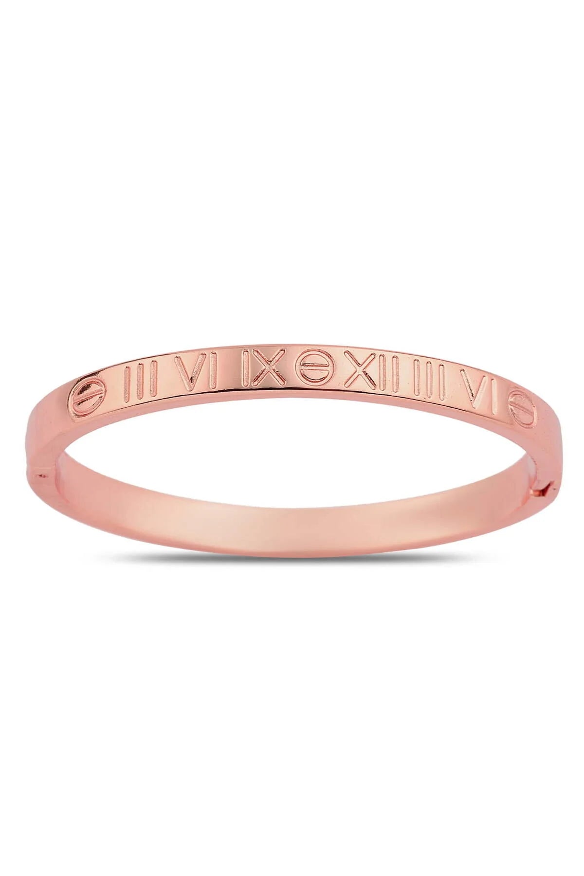 Kadın Rose Romen Rakamlı Cartier Model Kelepçe