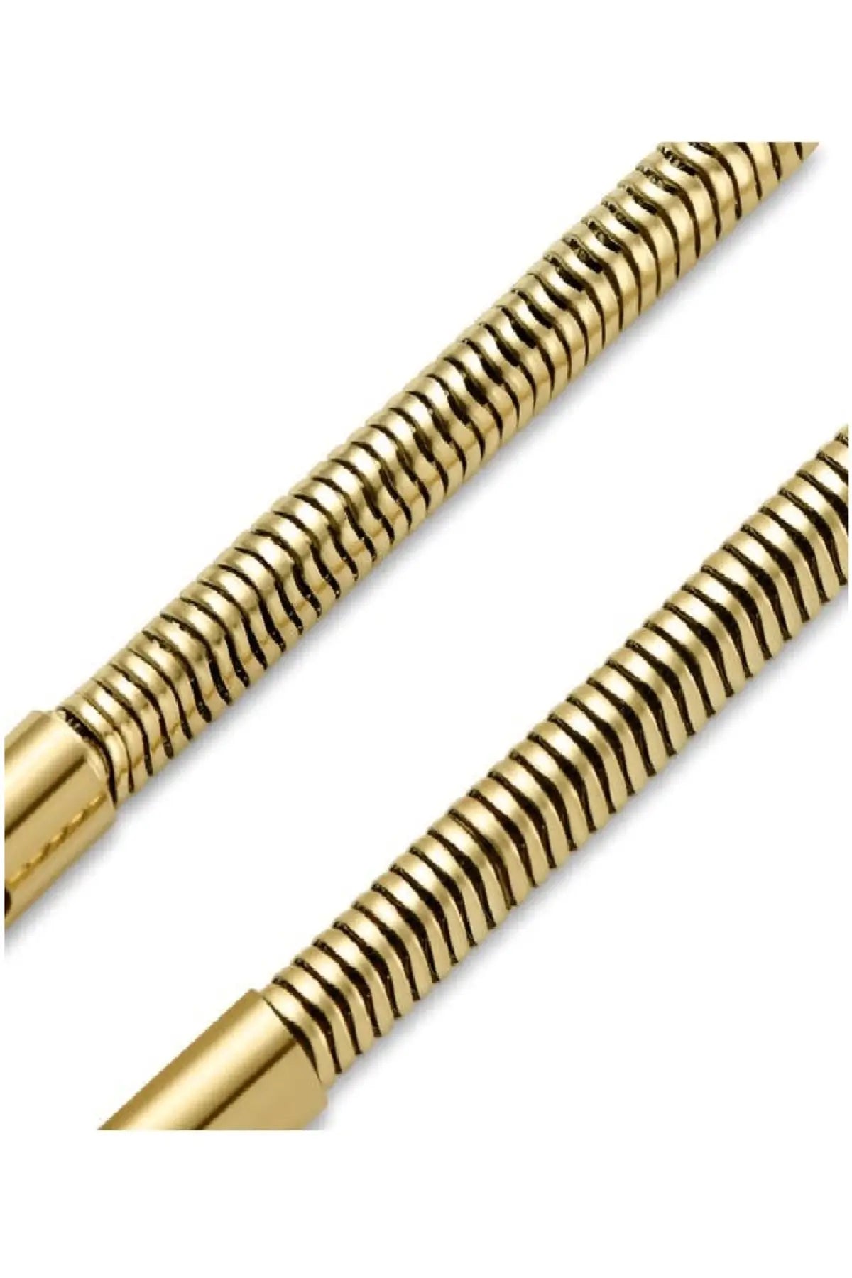 Unisex Altın Snake Zincir Çelik Bileklik (4 mm)